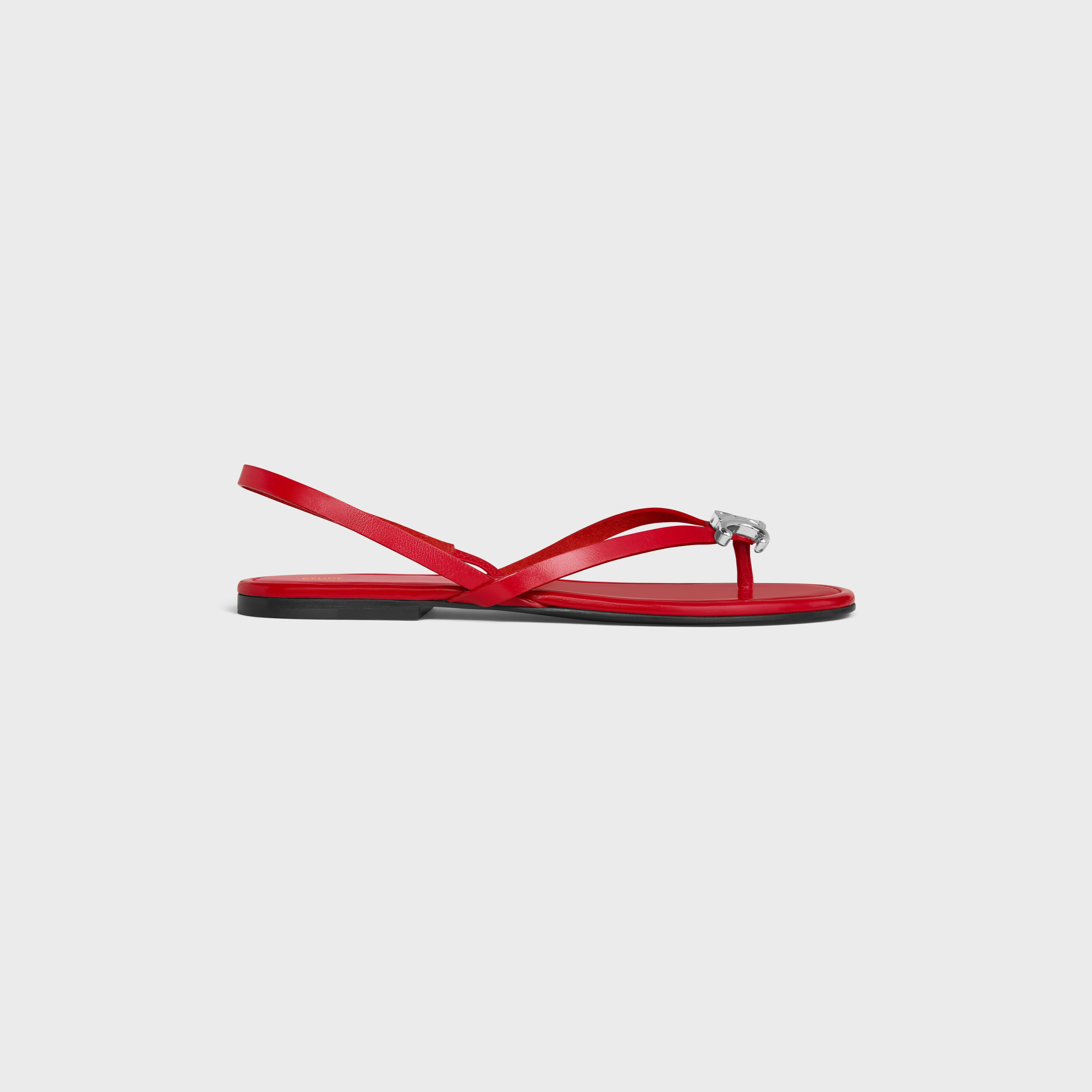 BIKI SANDAL IN CALFSKIN - ULTRA RED | CELINE